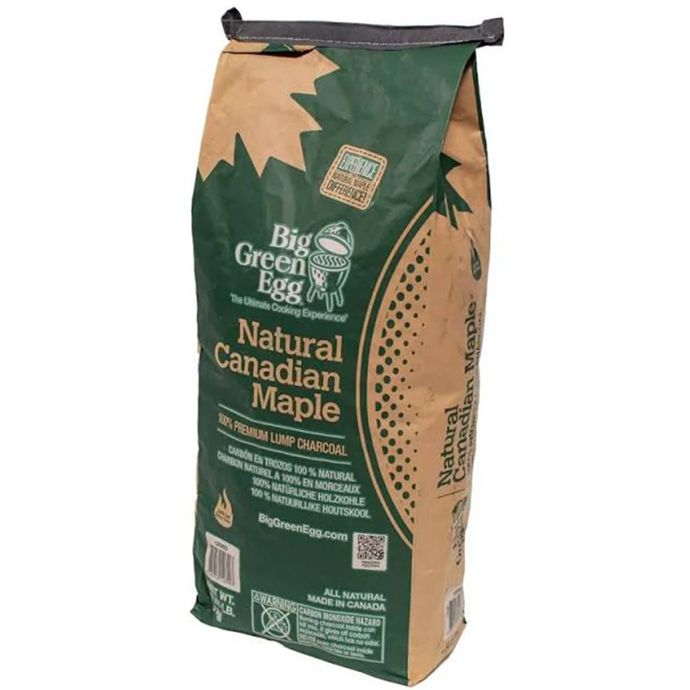Big Green Egg Natural Canadian Maple Lump Charcoal